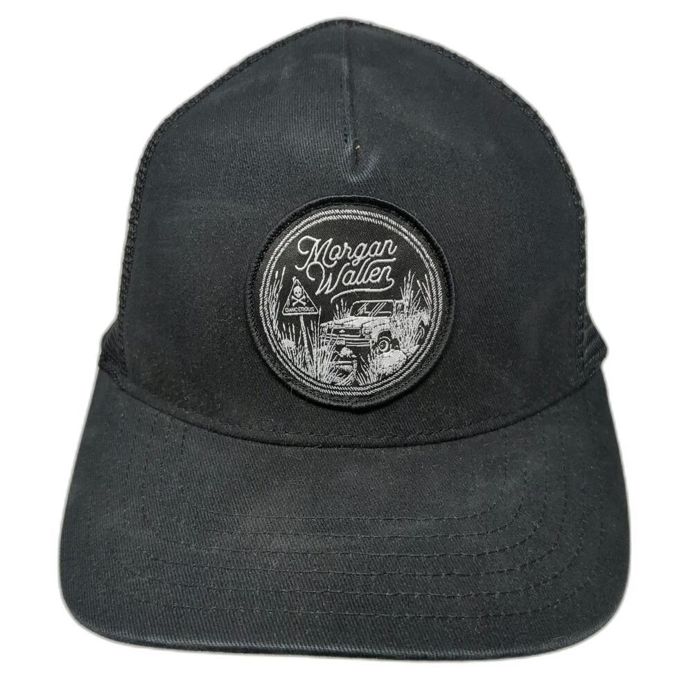 Richards & Southern Morgan Wallen Trucker Hat Black One Size Mesh Back Snapback